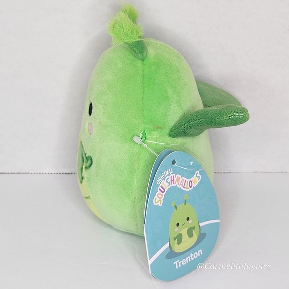 TRENTON 🪲 Praying Mantis w Irridescent Wings 5 in Original Squishmallow ☆》NWT《☆ - Picture 3 of 8